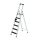 MUNK Stufen-Stehleiter einseitig begehbar mit clip-step relax 6 Stufen, 42106