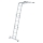 MUNK Vielzweckleiter 4-teilig mit nivello®-Traverse 4x3 Sprossen, 31312
