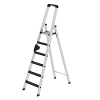 MUNK Stufen-Stehleiter einseitig begehbar mit clip-step...