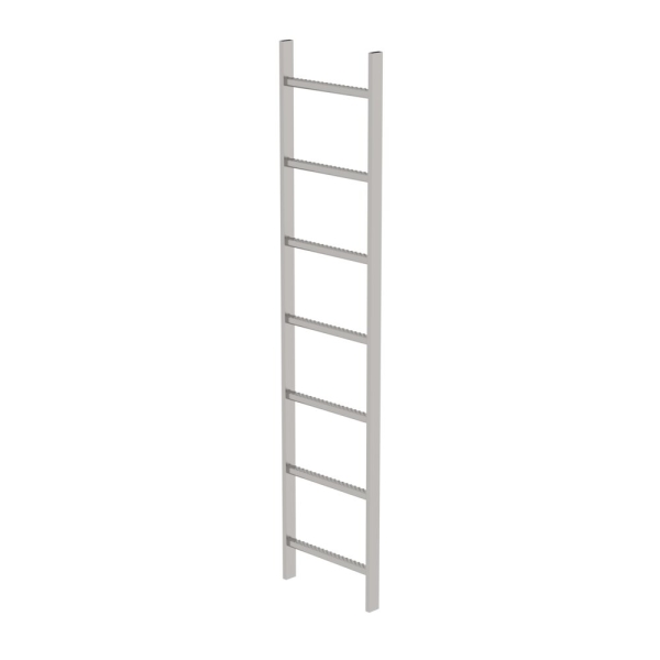 MUNK Schachtleiter Edelstahl V4A 400mm Lichte Weite 7 Sprossen, 63007