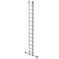 MUNK Sprossen-Schiebeleiter mit Standard-Traverse 2x13...