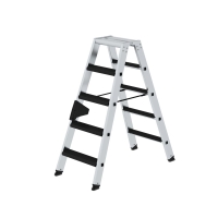 MUNK Stufen-Stehleiter beidseitig begehbar mit clip-step...