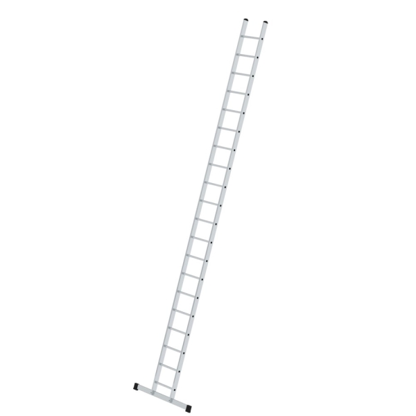 MUNK Sprossen-Anlegeleiter mit Standard-Traverse 20-Sprossen, 10120
