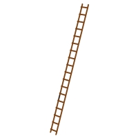 MUNK Dachleiter Holz 18 Sprossen, 33124