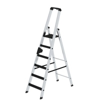 MUNK Stufen-Stehleiter 250 kg einseitig begehbar mit...