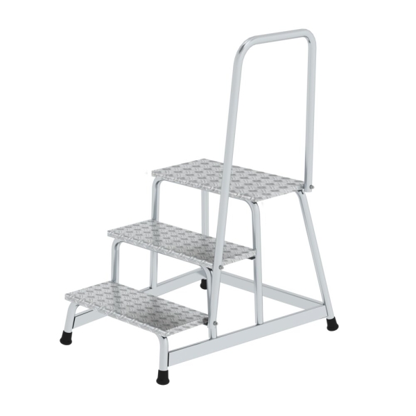 MUNK Arbeitspodest starr mit Handlauf 3 Stufen, 50043