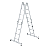 MUNK Vielzweckleiter 4-teilig mit nivello®-Traverse...