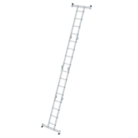 MUNK Vielzweckleiter 4-teilig mit nivello®-Traverse 4x4 Sprossen, 11111