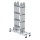 MUNK Vielzweckleiter 4-teilig mit nivello®-Traverse 4x4 Sprossen, 11111