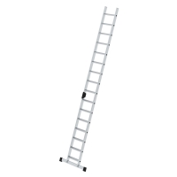 MUNK Stufen-Anlegeleiter mit Standard-Traverse 16 Stufen,...