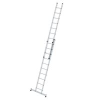 MUNK Sprossen-Mehrzweckleiter 2-teilig mit nivello®-Traverse 2x10 Sprossen, 31220