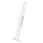 MUNK Sprossen-Mehrzweckleiter 2-teilig mit nivello®-Traverse 2x10 Sprossen, 31220