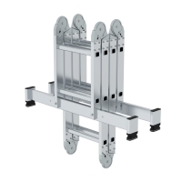 MUNK Vielzweckleiter 4-teilig mit nivello®-Traverse...