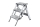 MUNK ML Kompakt-Tritt 3 Stufen Alu-Quintett-Design, 54203