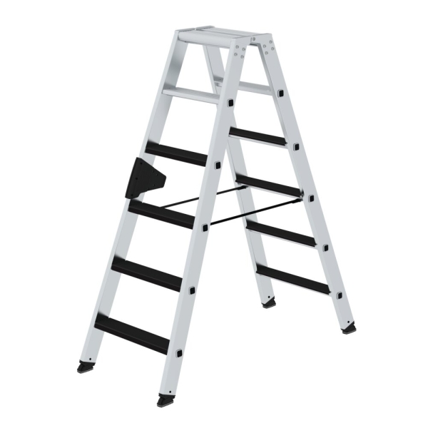 MUNK Stufen-Stehleiter beidseitig begehbar mit clip-step 2x6 Stufen, 41606