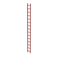MUNK Schachtleiter GFK 300mm Lichte Weite 15 Sprossen, 64015