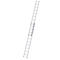 MUNK Sprossen-Schiebeleiter 2-teilig ohne Traverse 2x10...