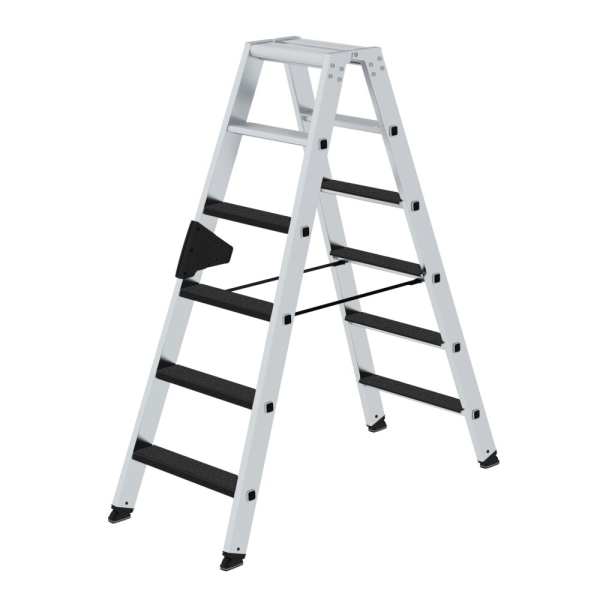 MUNK Stufen-Stehleiter beidseitig begehbar mit clip-step R13 2x6 Stufen, 41639