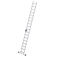 MUNK Stufen-Anlegeleiter mit Standard-Traverse 18 Stufen,...