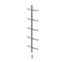 MUNK Einholmleiter Edelstahl V4A (1.4571) Länge...