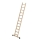 MUNK Stufen-Anlegeleiter Holz mit nivello®-Traverse 12 Stufen, 33732