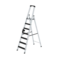 MUNK Stufen-Stehleiter einseitig begehbar mit clip-step...