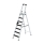 MUNK Stufen-Stehleiter einseitig begehbar mit clip-step relax 7 Stufen, 42107