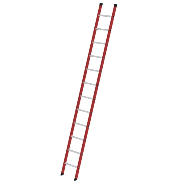 MUNK Sprossen-Anlegeleiter GFK/Alu ohne Traverse 12 Sprossen, 35012