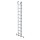 MUNK Sprossen-Schiebeleiter 2-teilig mit nivello®-Traverse 2x10 Sprossen, 20410