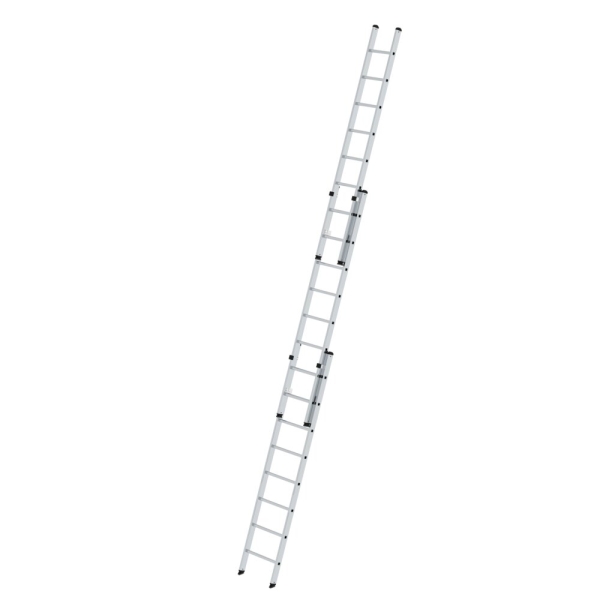 MUNK Sprossen-Schiebeleiter 3-teilig ohne Traverse 3x8 Sprossen, 20308