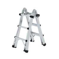 MUNK Teleskopleiter 4-teilig ohne Traverse 4x3 Sprossen,...