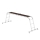 MUNK Vielzweckleiter 4-teilig mit nivello®-Traverse und Holzbelag 2x3 + 2x4 Sprossen, 31324