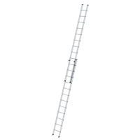 MUNK Sprossen-Schiebeleiter 2-teilig ohne Traverse 2x12...