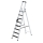 MUNK Stufen-Stehleiter einseitig begehbar mit clip-step 8 Stufen, 41508