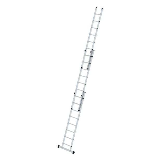 MUNK Sprossen-Schiebeleiter 3-teilig mit Standard-Traverse 3x8 Sprossen, 20318