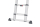 MUNK ML Stufen-Teleskopleiter 13 Stufen, 115413