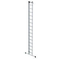 MUNK Sprossen-Schiebeleiter mit Standard-Traverse 2x15...