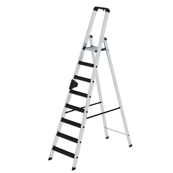 MUNK Stufen-Stehleiter einseitig begehbar mit clip-step relax 8 Stufen, 42108