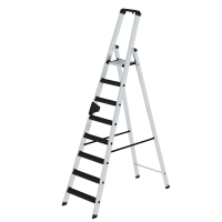 MUNK Stufen-Stehleiter einseitig begehbar mit clip-step...