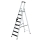 MUNK Stufen-Stehleiter einseitig begehbar mit clip-step relax 8 Stufen, 42108
