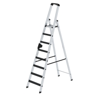 MUNK Stufen-Stehleiter einseitig begehbar mit clip-step...