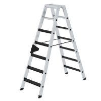 MUNK Stufen-Stehleiter beidseitig begehbar mit clip-step...