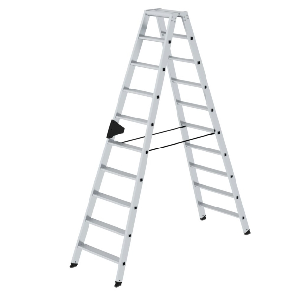 MUNK Stufen-Stehleiter beidseitig begehbar 2x10 Stufen, 40220