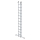 MUNK Sprossen-Schiebeleiter 2-teilig mit nivello®-Traverse 2x12 Sprossen, 20412