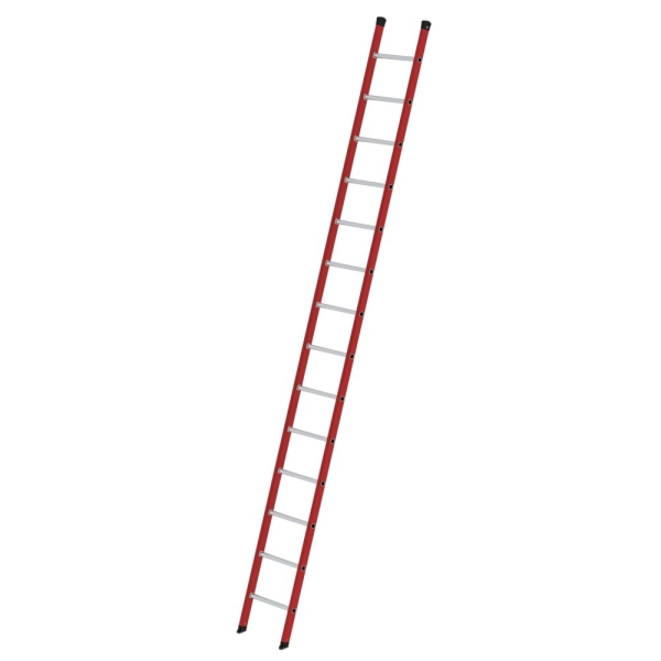 MUNK Sprossen-Anlegeleiter GFK/Alu ohne Traverse 14 Sprossen, 35014