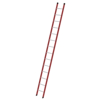 MUNK Sprossen-Anlegeleiter GFK/Alu ohne Traverse 14...