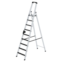 MUNK Stufen-Stehleiter einseitig begehbar mit clip-step 9...
