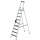 MUNK Stufen-Stehleiter einseitig begehbar mit clip-step 9 Stufen, 41509