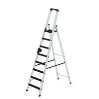 MUNK Stufen-Stehleiter 250 kg einseitig begehbar mit...
