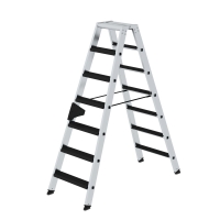 MUNK Stufen-Stehleiter beidseitig begehbar mit clip-step...